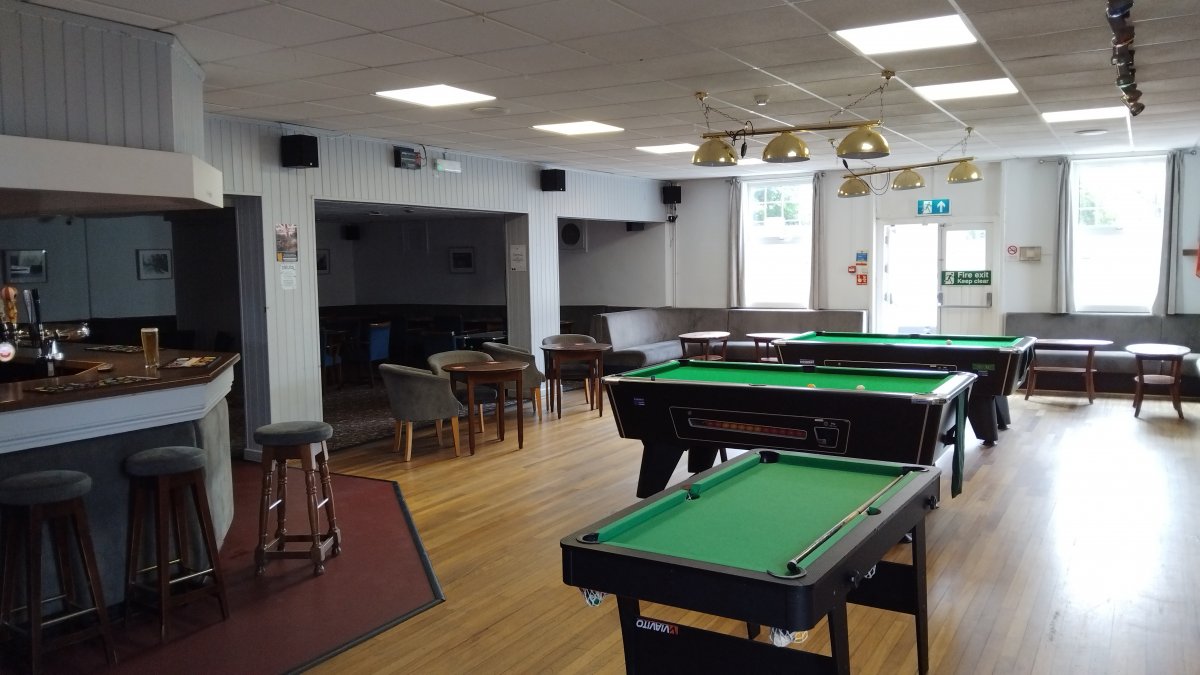 Main overview of the bar area